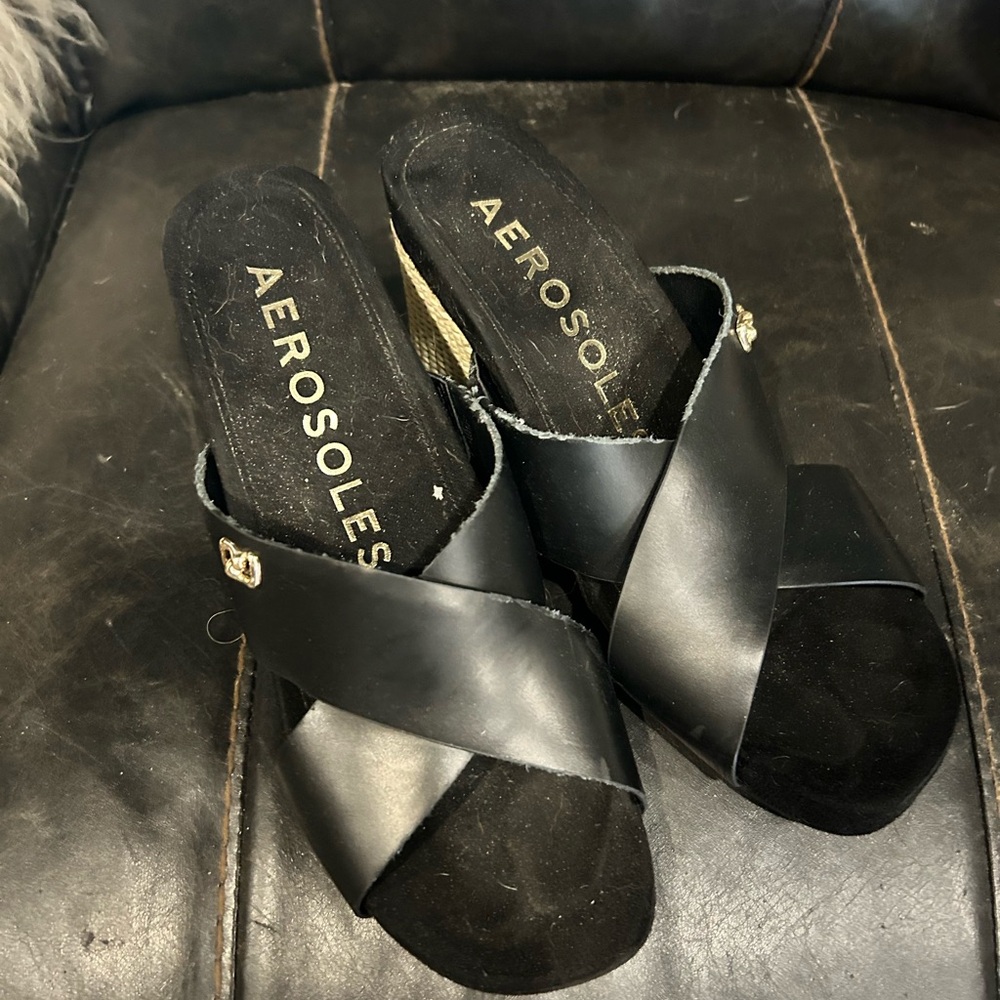 AEROSOLES Black Women's Mules